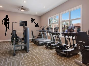 fitness center at Ardmore at the Trail, North Carolina